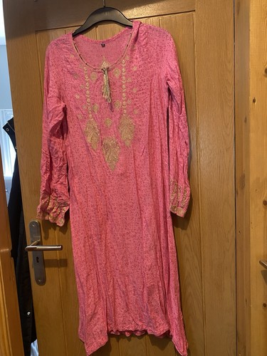 Ladies pink kurta - pink,