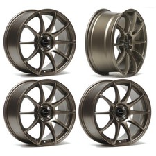 ULTRALITE R5 17" x 8J ET35 5x100 BRONZE JDM LIGHT ALLOY WHEELS ADVAN RS2 Y3491
