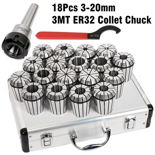 18x mt3 er32 collet chuck - mt3, set