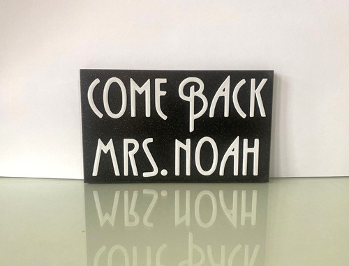 Come back mrs - come, logo