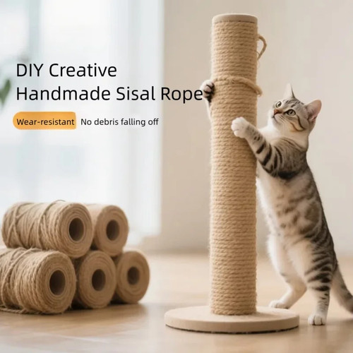 Natural sisal rope 4mm 6mm - natural,