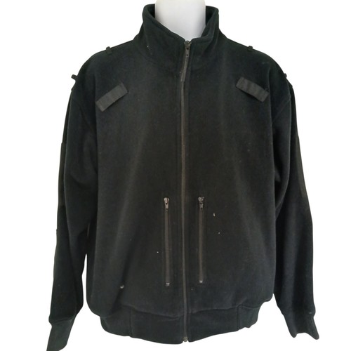 Black fleece security radio - black,