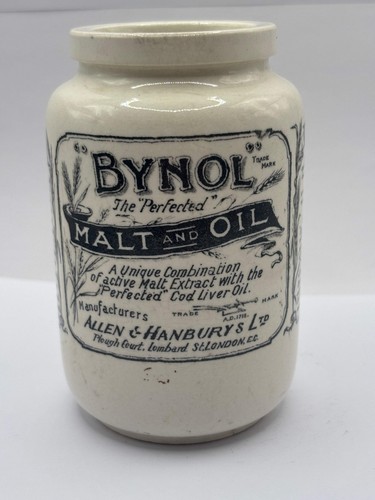 Old advertising jar - ,, bynol
