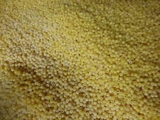 lot of 1000 antique yellow jewel round bead of Briare diam 4-5 mm  