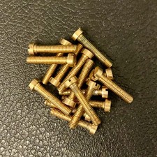 Set of x16 marshall JMP spec 2BA 1" BRASS speaker  mounting bolts