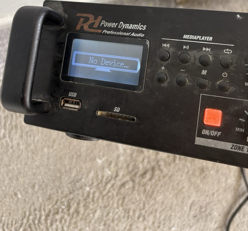 Power dynamics pdv240mp3 - power,