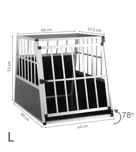 Dog crate pet cadoca - dog, l
