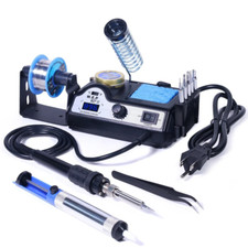 WEP 927-II 60W Digital Soldering Iron Station Kit Desoldering Pump Welding Tool