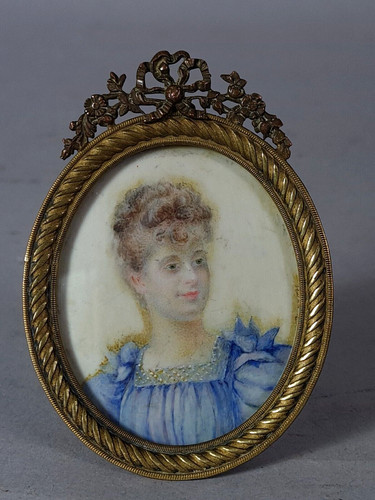 Miniature portrait young - miniature,
