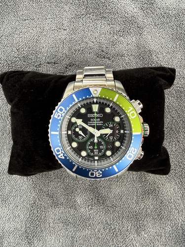 Seiko solar chronograph - seiko,