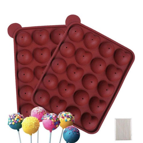 Silicone mold 2pcs lollipop - -,