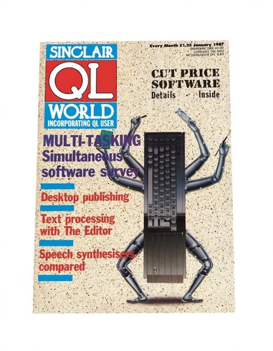 Sinclair world january 1987 - ql,