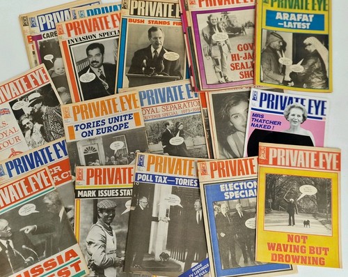 Private eye magazines 1983 - private, to