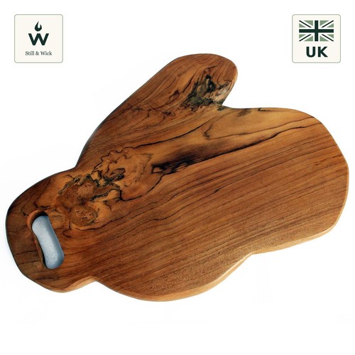 Teak chopping board 40cm - teak,
