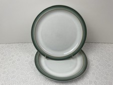 Denby Regency Green 2 x Side Plates Superb Condition 17.20cm