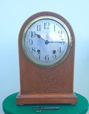 Imposing mantel, bracket or library clock attributed to Winterhalder