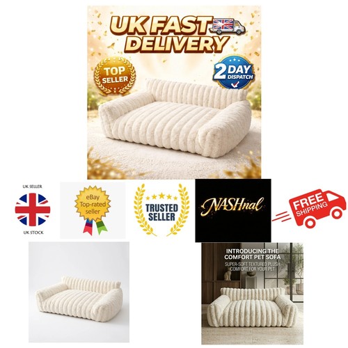 Dog sofa soft fleece pet - -,