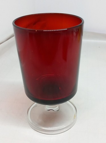 Vintage french luminarc - vintage, ruby