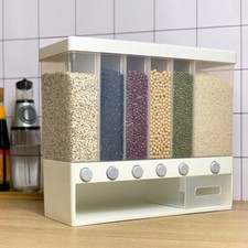 Cereal Grain Dispenser Kitchen Multigrain Dry Food Storage Container Bin 10kg