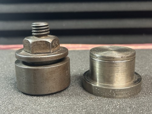 Vintage handy button machine - button,