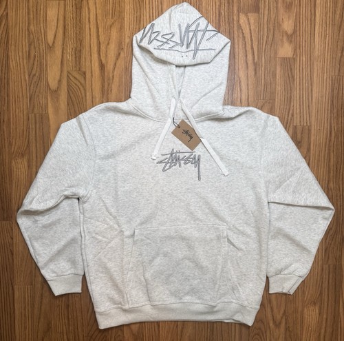 Stussy embroidered logo hoodie - embroidered,