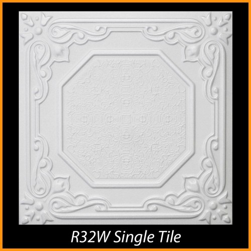 Polystyrene glue ceiling - up,