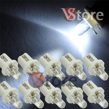 10 LED Lampade T5 B8.5D BIANCO Lampadine Quadro Strumenti Cruscotto Luci Auto 