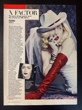MADONNA - MADAME X - Q MAGAZINE REVIEW PAGE 8.5X11" [F2-6]