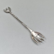 Vintage Silver Plated Pickle Fork