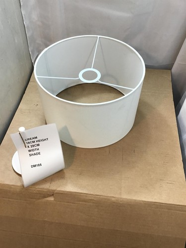 Cream fabric drum - fabric, shade