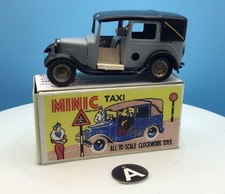 TRIANG MINIC TAXI GREY/BLACK