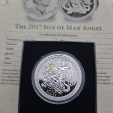 Isle of Man 1oz Silver Angel