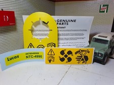 Land Rover Defender TD5 1998-06 Decal Sticker Label Under Bonnet Engine Set