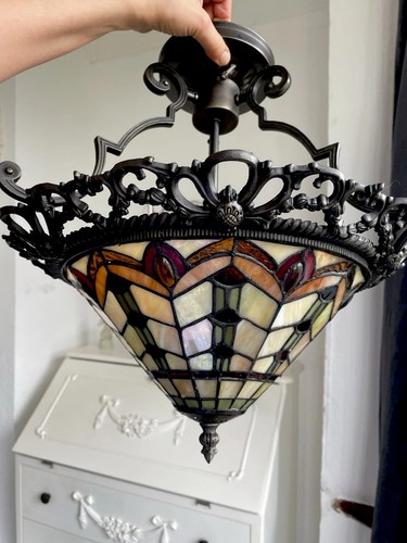 Heavy vintage tiffany style - tiffany,