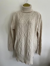 Ladies Cream/Ecru Aran Knit
