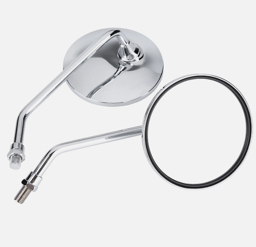 Motorcycle chrome round - 2x,
