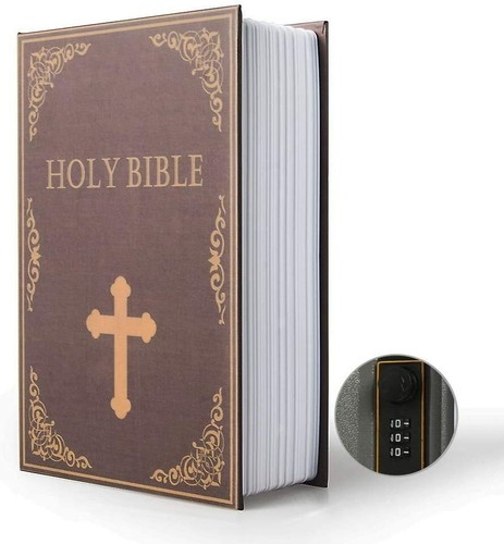 Book safe box lock - vault, water