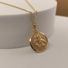 Gold on Sterling Silver 16mm
