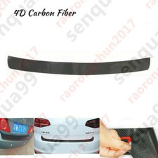Universal Car Rear Bumper Trunk Tail rotect Decal Sticker Carbon Fiber 4D VS 3D