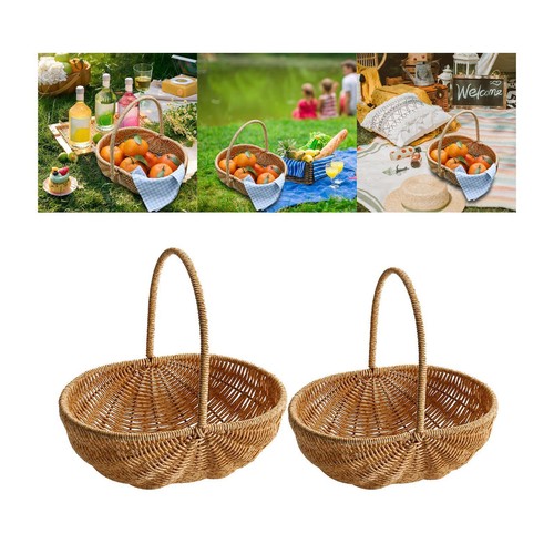 Woven storage basket - woven, with