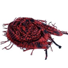 100% Soft Shemagh Scarf Arab Keffiyeh Military Desert Head Neck Wrap mask