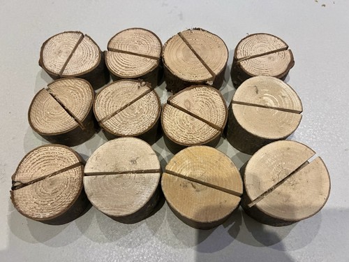 Log slice menu holder - 12,