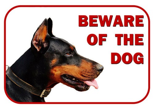 Beware the dog - x, of