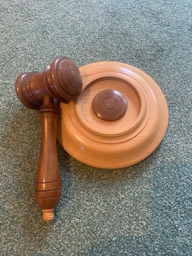 Traditional judge gavel and - gavel,