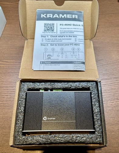 Kramer 46h2 audio de - fc-46h2,