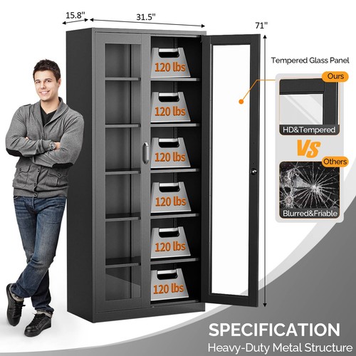 Tall metal filing - metal, cabinet