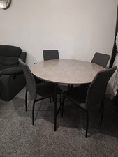 Dining Table and Chairs Set 4-Piece