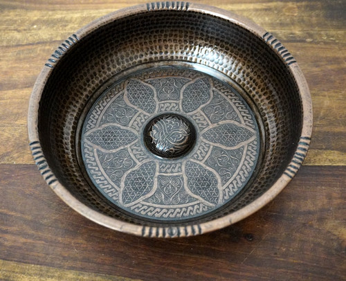 Copper turkish bath hamam - 8",