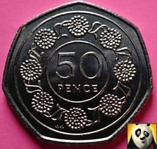 1988 GIBRALTAR 50p Fifty Pence