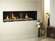 1200mm Balanced flue Gas Fire - External wall fit or Chimney Install